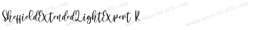 SheffieldExtendedLightExpert Regula字体转换